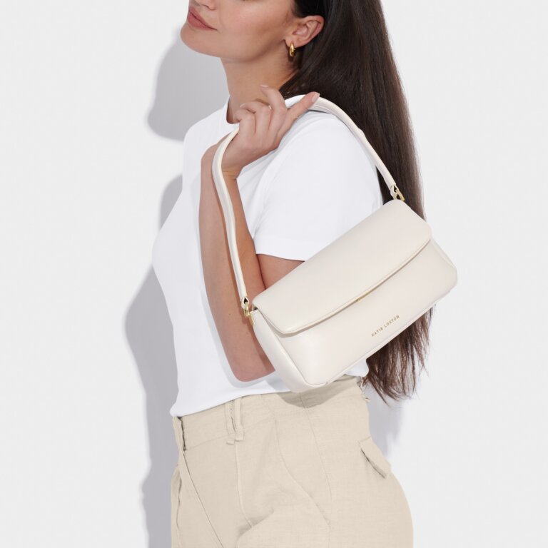 Serena Shoulder Bag in Off White