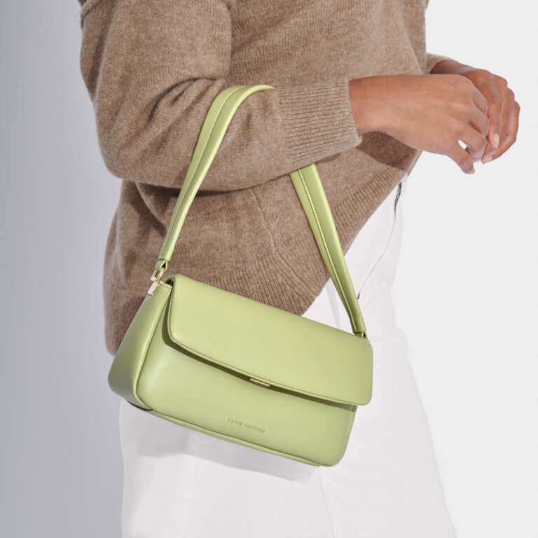Serena Shoulder Bag in Light Sage