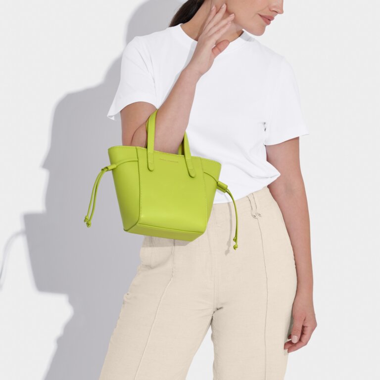 Ashley Mini Handbag in Lime Green