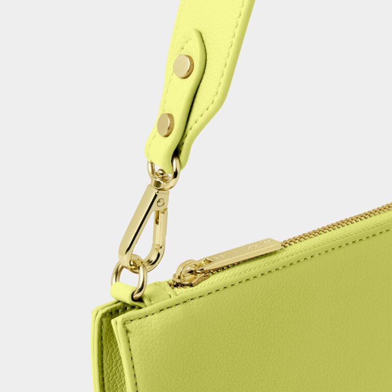 Reya Shoulder Bag in Lime Green