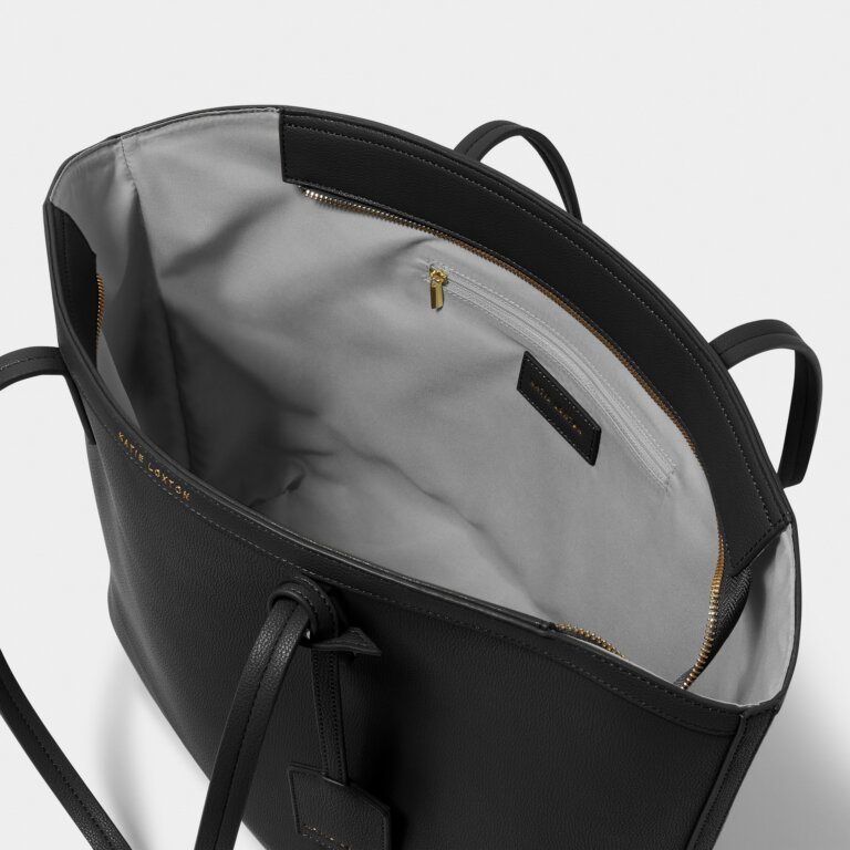 Travel Tote Bag in Black