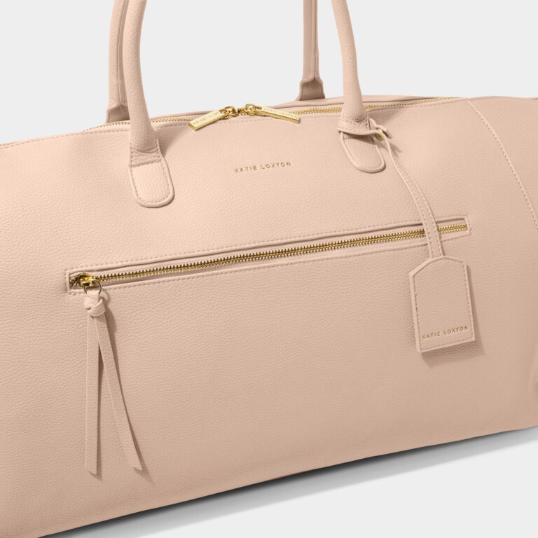 Chelsea Weekender Bag in Nude Pink