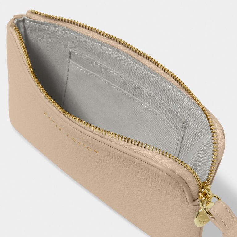 Positivity Pouch in Light Taupe