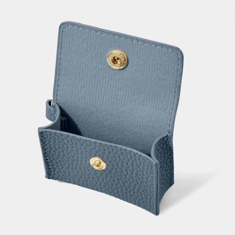 Evie Clip-On Airpod Case in Navy