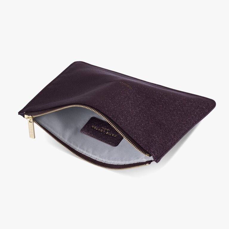 Perfect Pouch | Happy Hour | Burgundy Shimmer