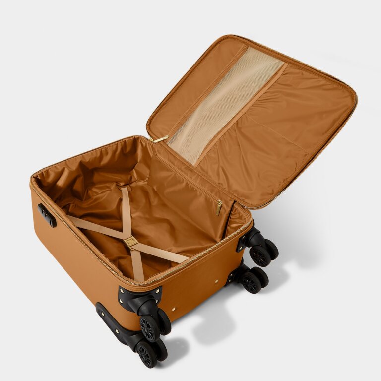 Oxford Cabin Suitcase in Cognac