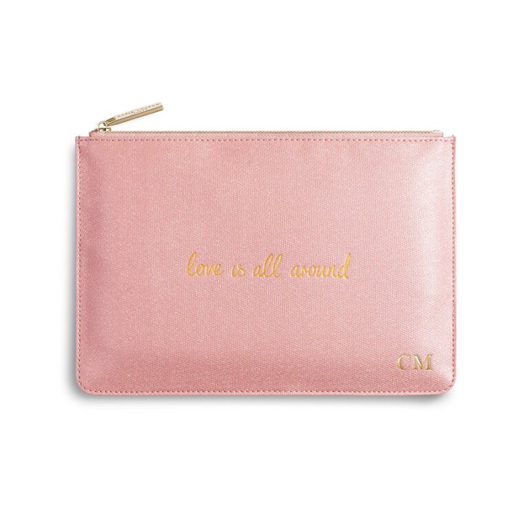 Perfect Pouch | Love Is All Around | Pink Shimmer