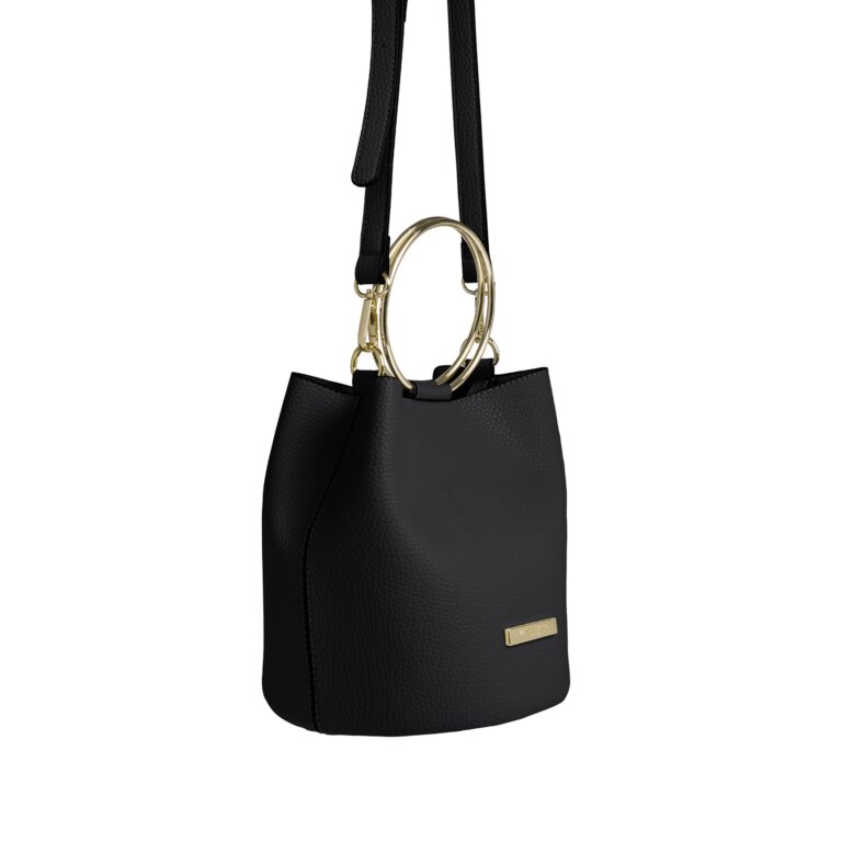 Suki Mini Bucket Bag | Black
