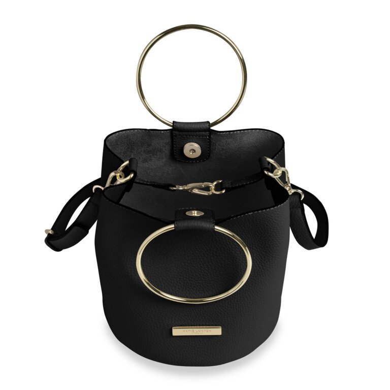 Suki Mini Bucket Bag | Black