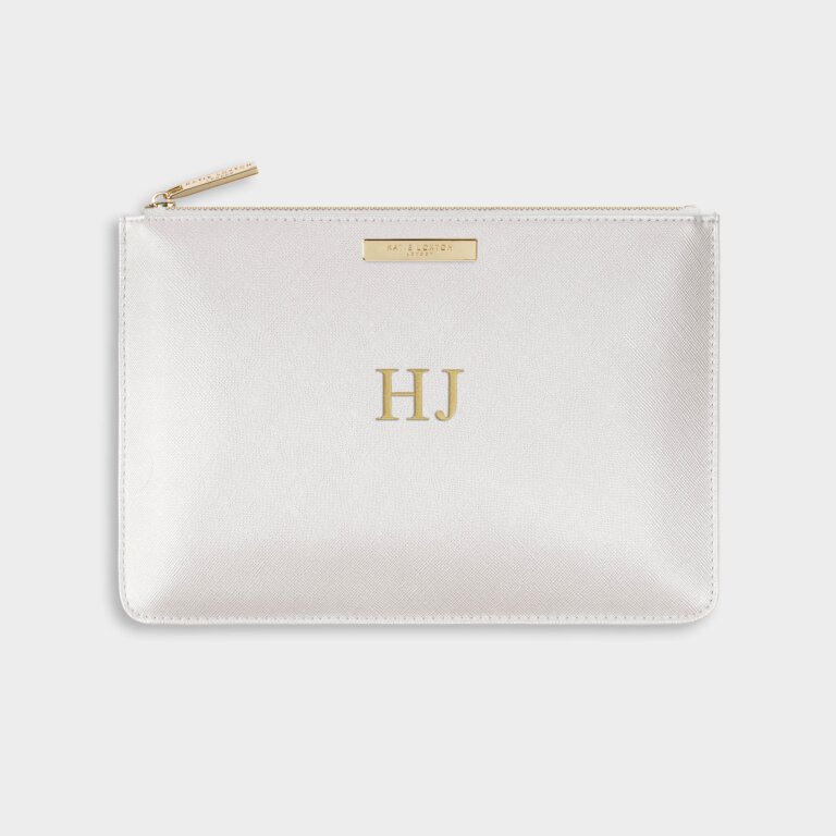 Secret Message Pouch 'Bridesmaid' in Pearlescent