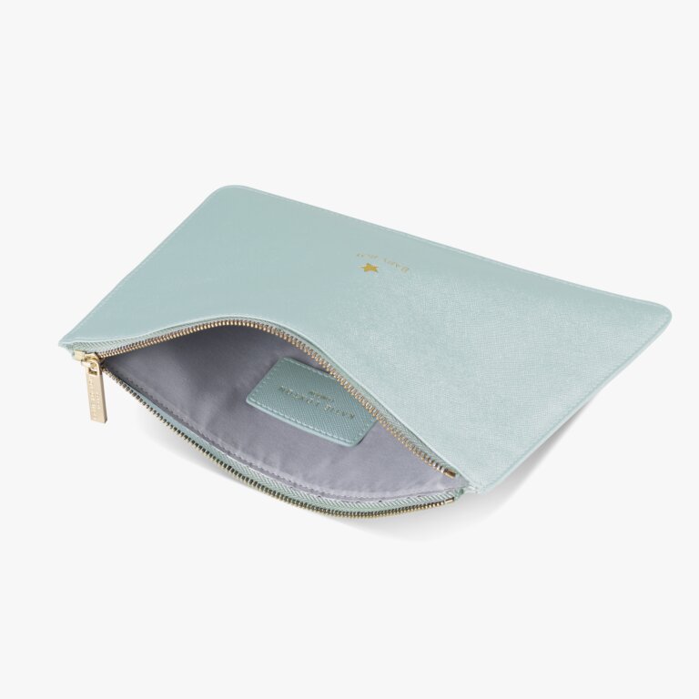 Perfect Pouch Baby Boy In Metallic Blue