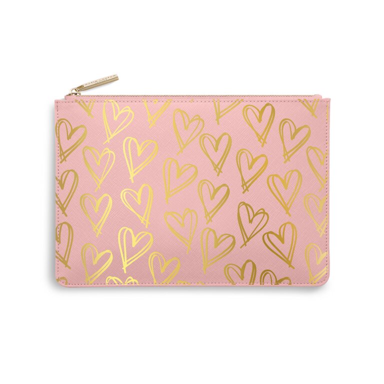 Perfect Pouch Heart Print