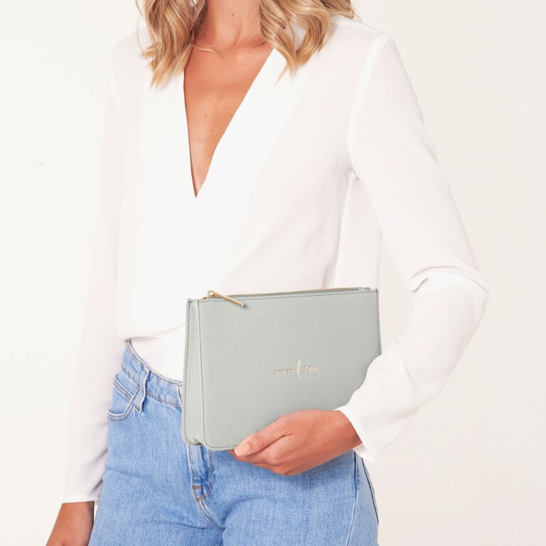 Stylish Structured Pouch Live To Dream