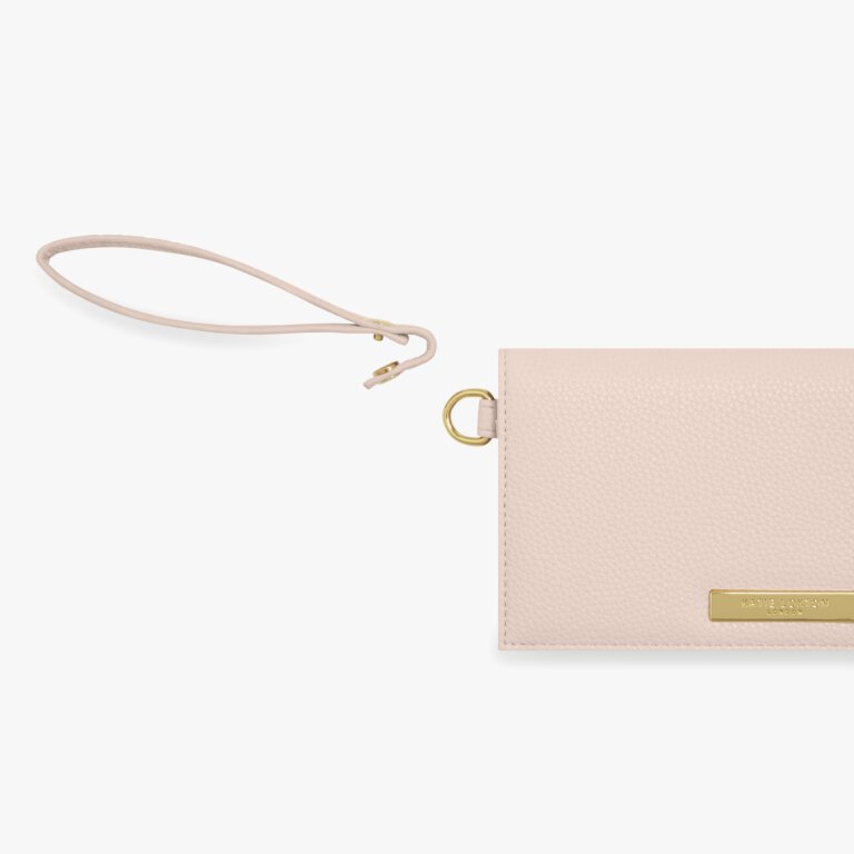 Cleo Wristlet In Nude Pink