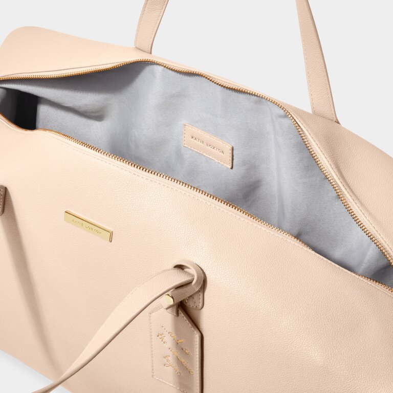 Weekender Carryall Bag in Pale Pink