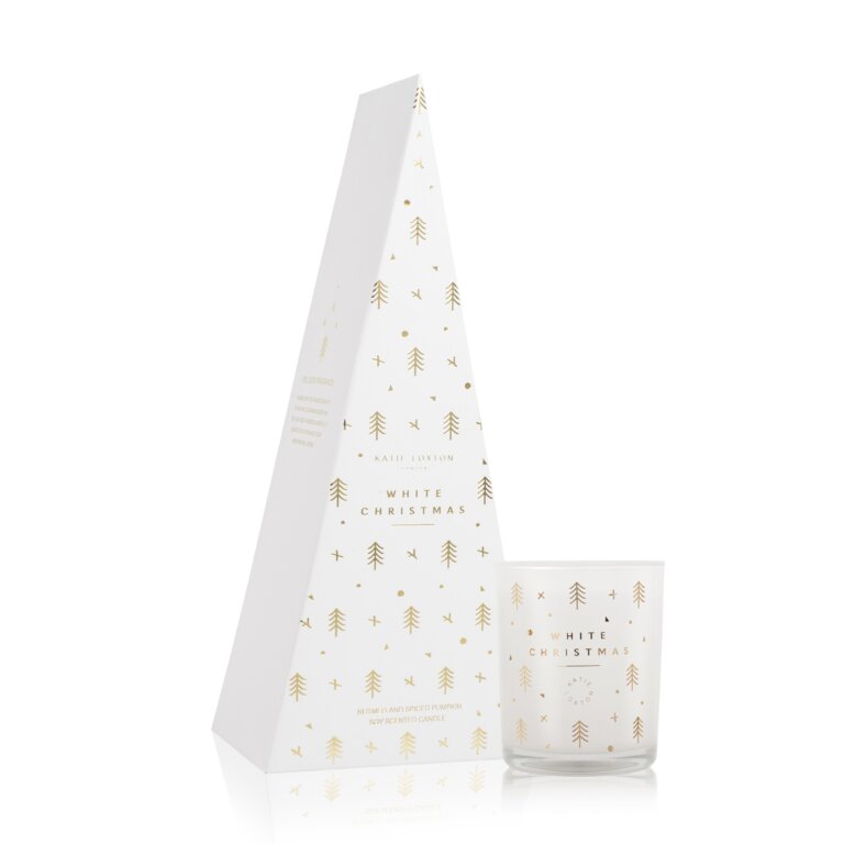 White Christmas Candle | Nutmeg And Spiced Pumpkin
