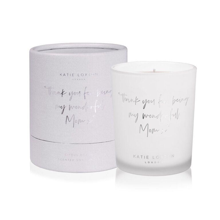 Thank You For Being My Wonderful Mom X' Candle In Citrus Ocean
