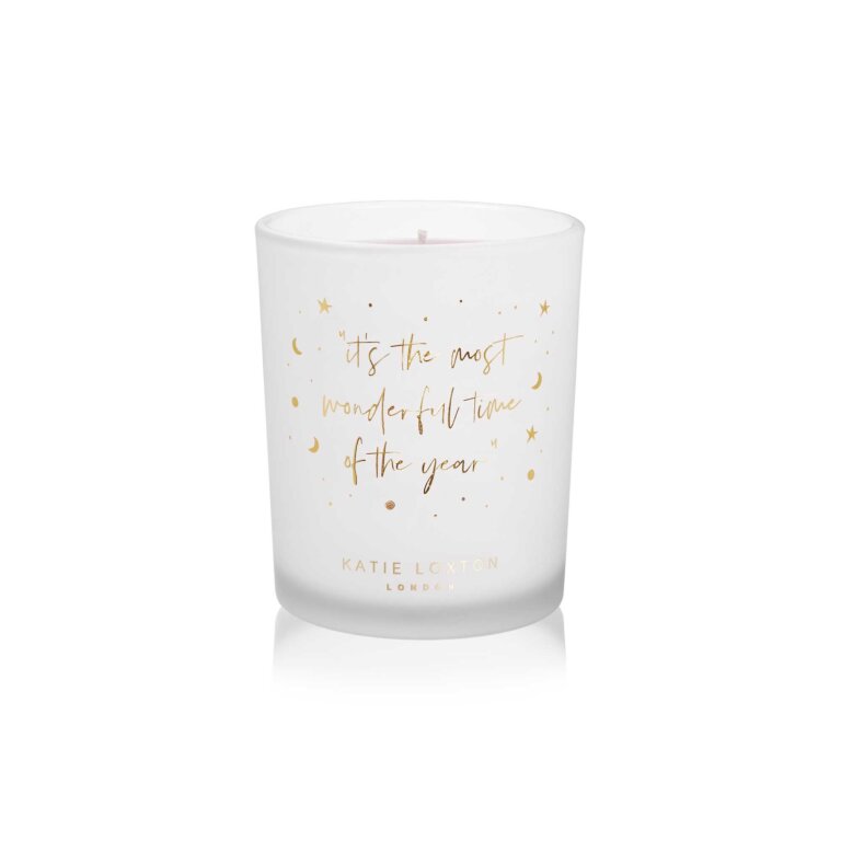 It's The Most Wonderful Time Of The Year Candle | Sweet Vanilla and Caramel