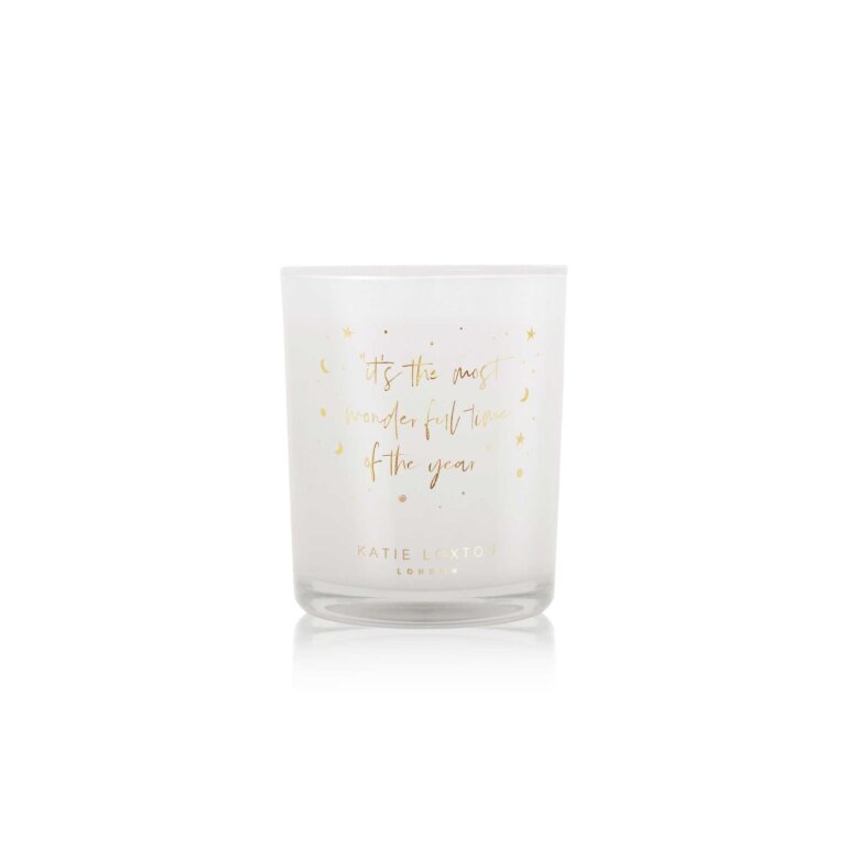 It's The Most Wonderful Time Of The Year Votive Candle | Sweet Vanilla and Caramel