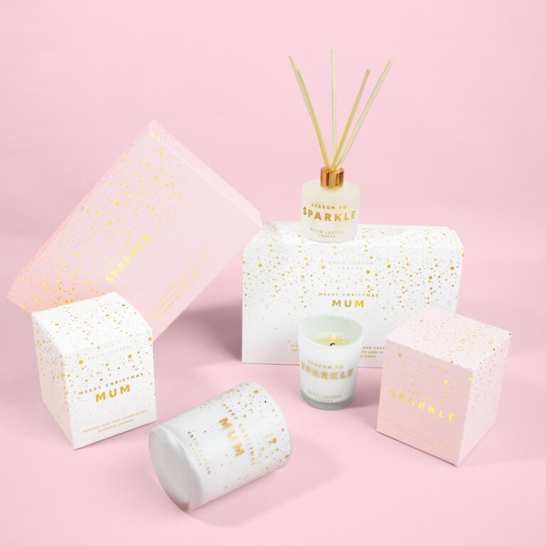 Sentiment Mini Fragrance Set 'Season To Sparkle' Sweet Vanilla And Salted Caramel