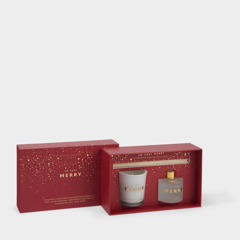 Sentiment Mini Fragrance Set 'So Very Merry' Cinnamon And Nutmeg Chai