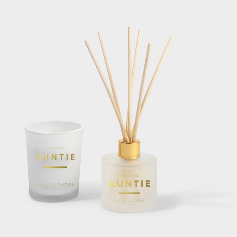 Sentiment Mini Fragrance Set 'Amazing Auntie' In Grapefruit And Pink Peony