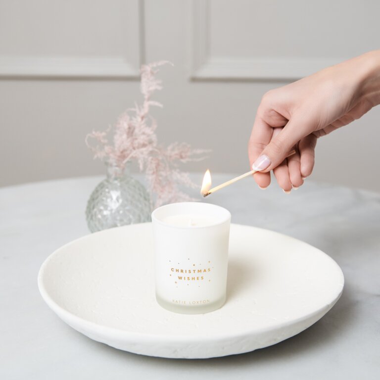 Festive Candle 'Christmas Wishes' in Sweet Vanilla and Salted Caramel