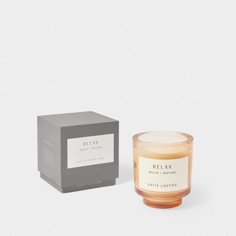Sentiment Candle 'Relax' English Pear And White Tea