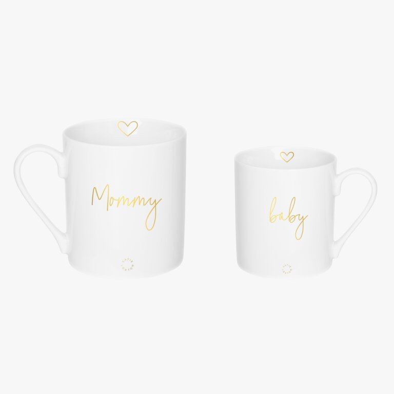 Porcelain Mug Gift Set 'Mommy And Baby'
