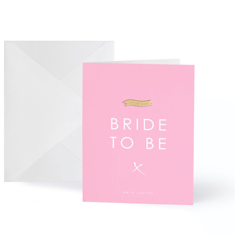Gold Badge Greeting Card 'Bride-To-Be' Pack Of 6