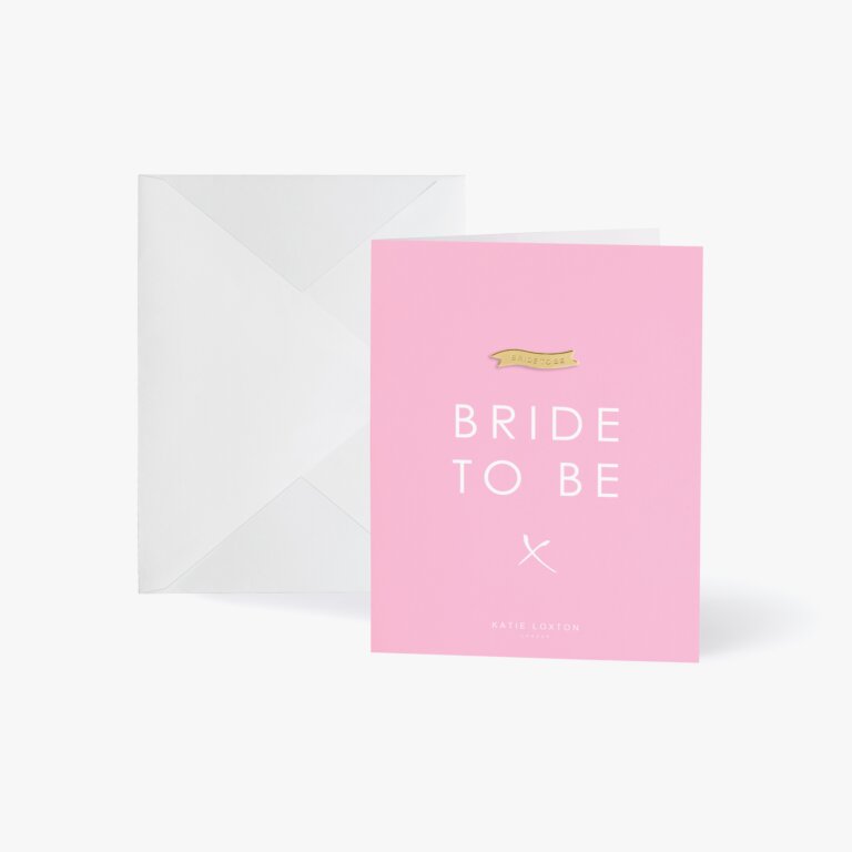 Gold Badge Greeting Cards 'Bride-To-Be' Pack Of 6