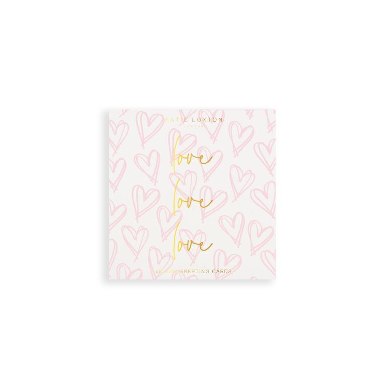 Note Card 'Love Love Love'