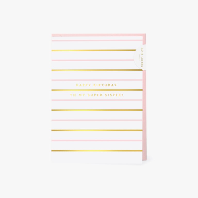 GREETINGS CARD | HAPPY BIRTHDAY TO MY SUPER SISTER! |18.5 x 13cm
