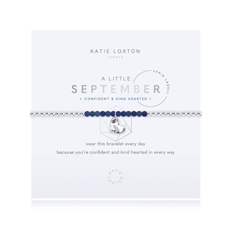 A Little Birthstone September Lapis Bracelet