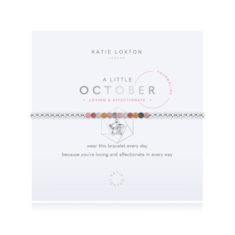 A Little Birthstone October Tourmaline Bracelet