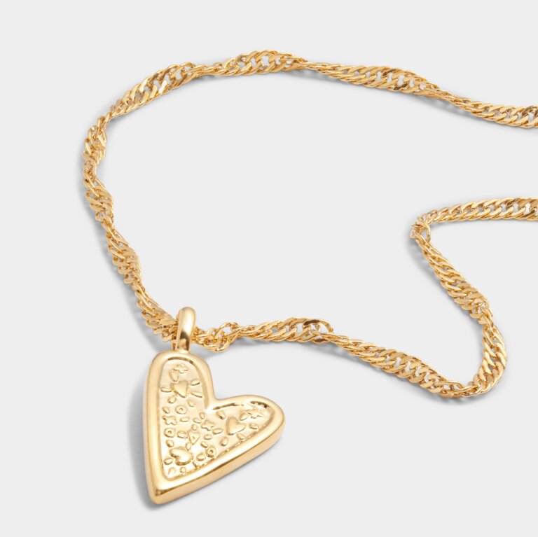 'Friendship' Waterproof Gold Heart Bracelet