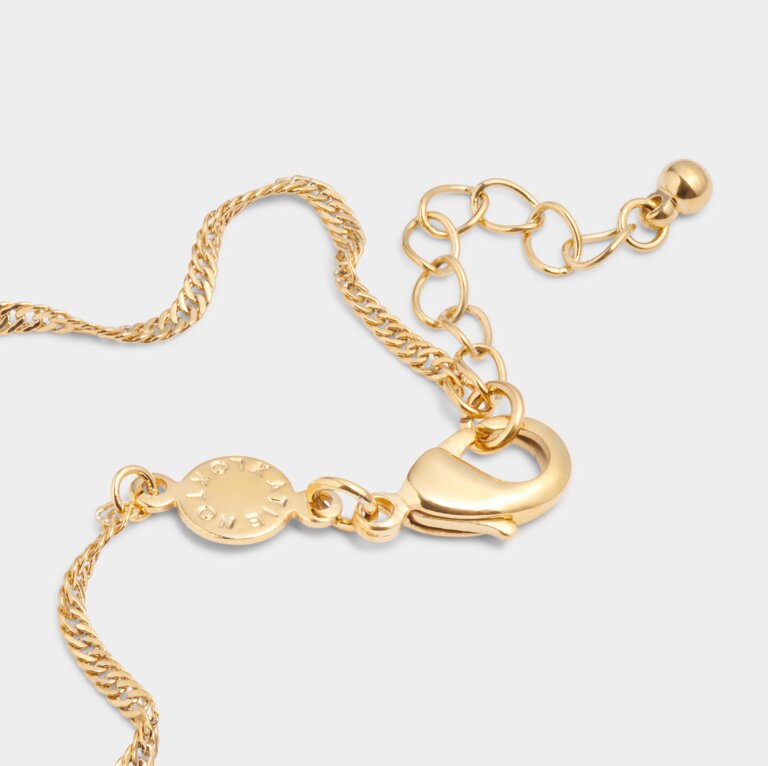 'Friendship' Waterproof Gold Heart Bracelet