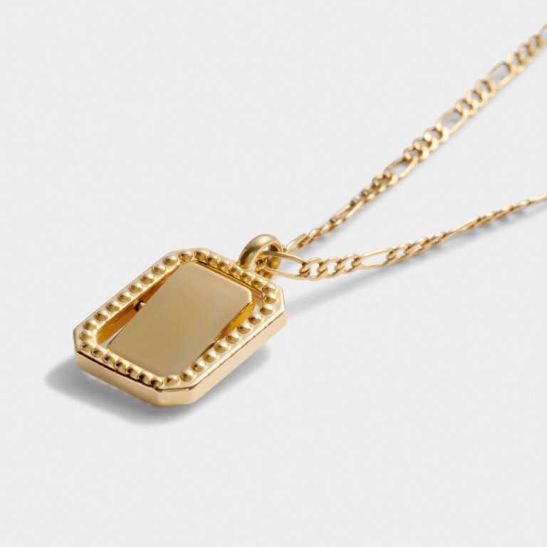 'Optimism' Waterproof Gold Spinning Amulet Necklace