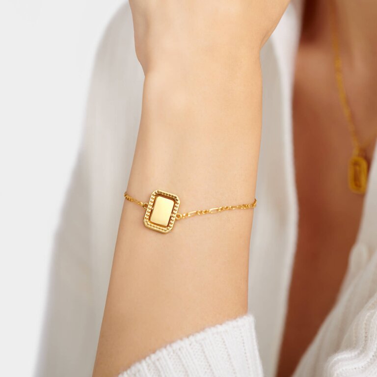 'Optimism' Waterproof Gold Spinning Amulet Bracelet