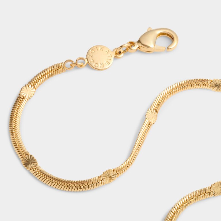 Celeste Waterproof Gold Snake Chain Bracelet