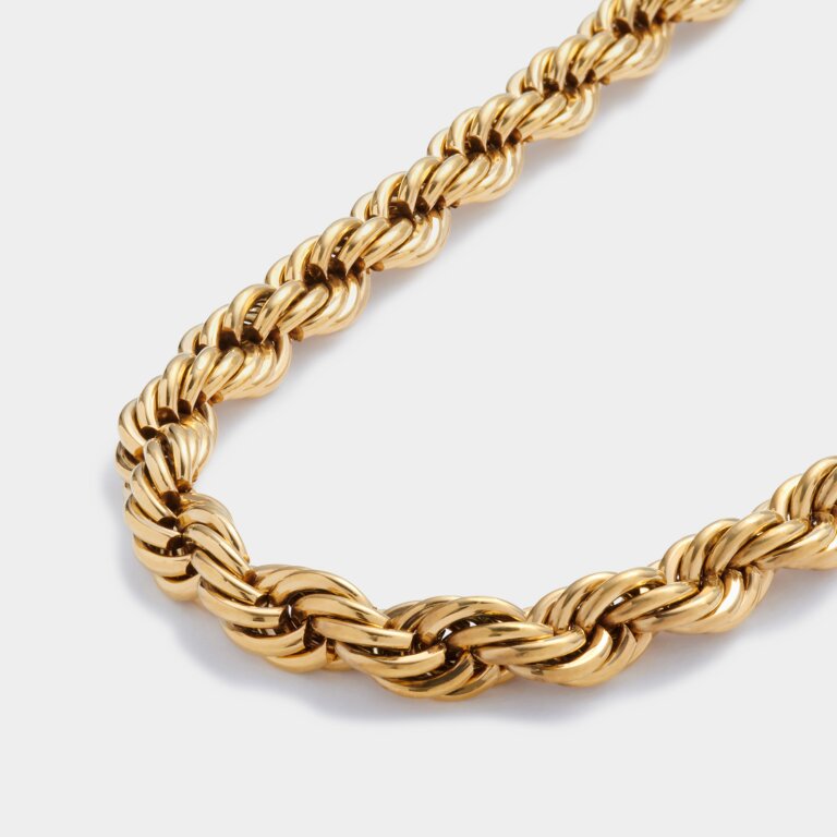 Reine Waterproof Gold Rope Necklace