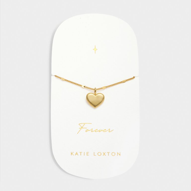 'Forever' Waterproof Gold Heart Bracelet