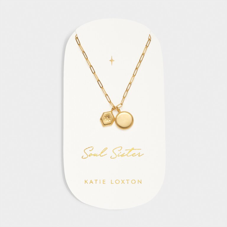 'Soul Sister' Waterproof Gold Charm Necklace