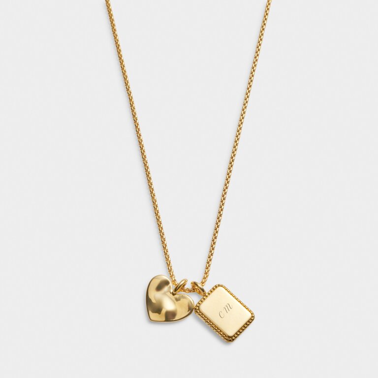 'Mum' Waterproof Gold Charm Necklace