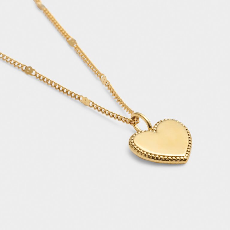 'Forever' Waterproof Gold Heart Necklace