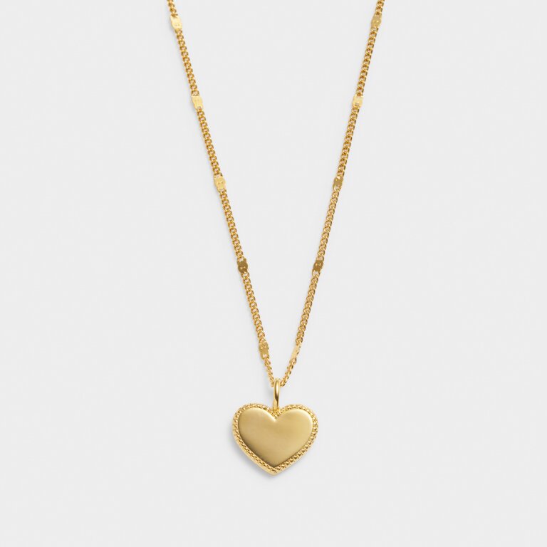 'Forever' Waterproof Gold Heart Necklace