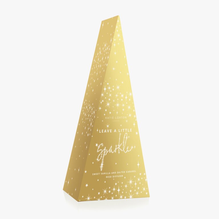 Festive Reed Diffuser 'Leave A Little Sparkle' Sweet Vanilla And Salted Caramel
