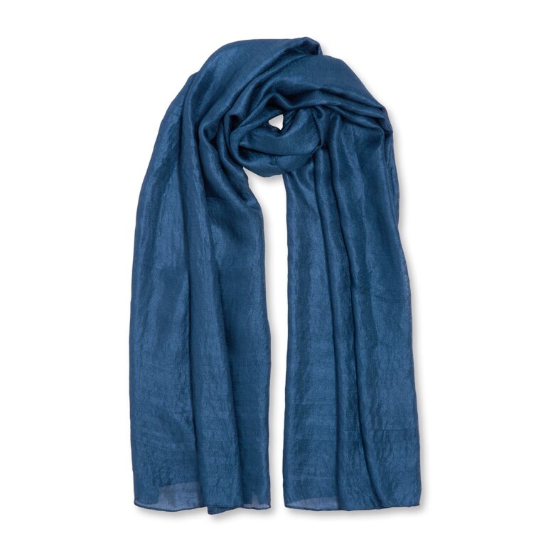 Wrapped Up in Love Boxed Scarf in Navy