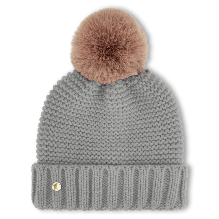 Chunky Knit Hat in Gray