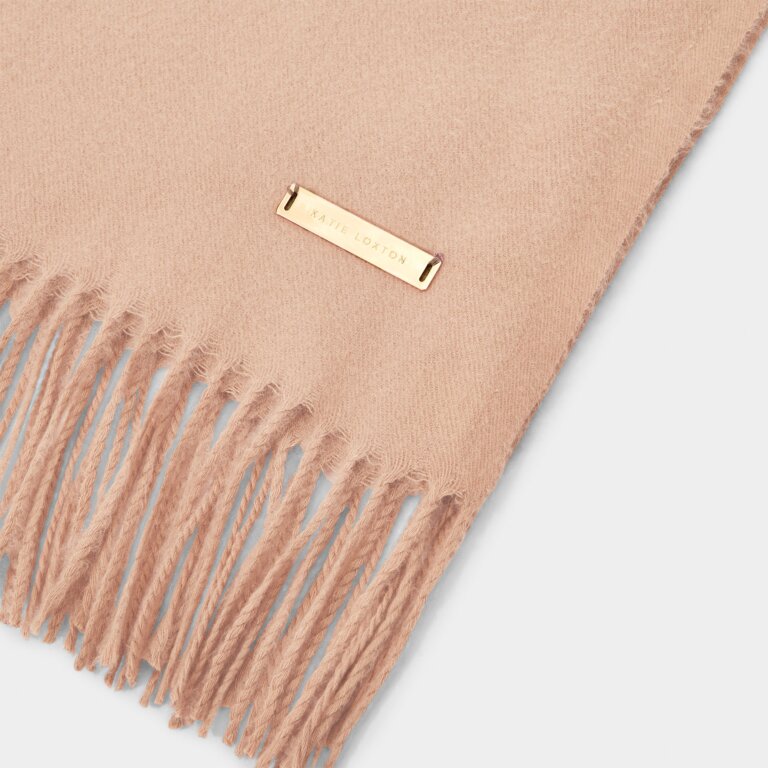 Blanket Scarf in Dusty Pink